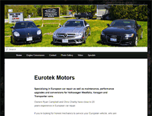 Tablet Screenshot of eurotek.ca