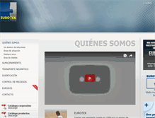 Tablet Screenshot of eurotek.es