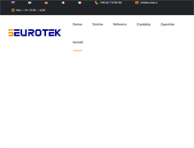 Tablet Screenshot of eurotek.si
